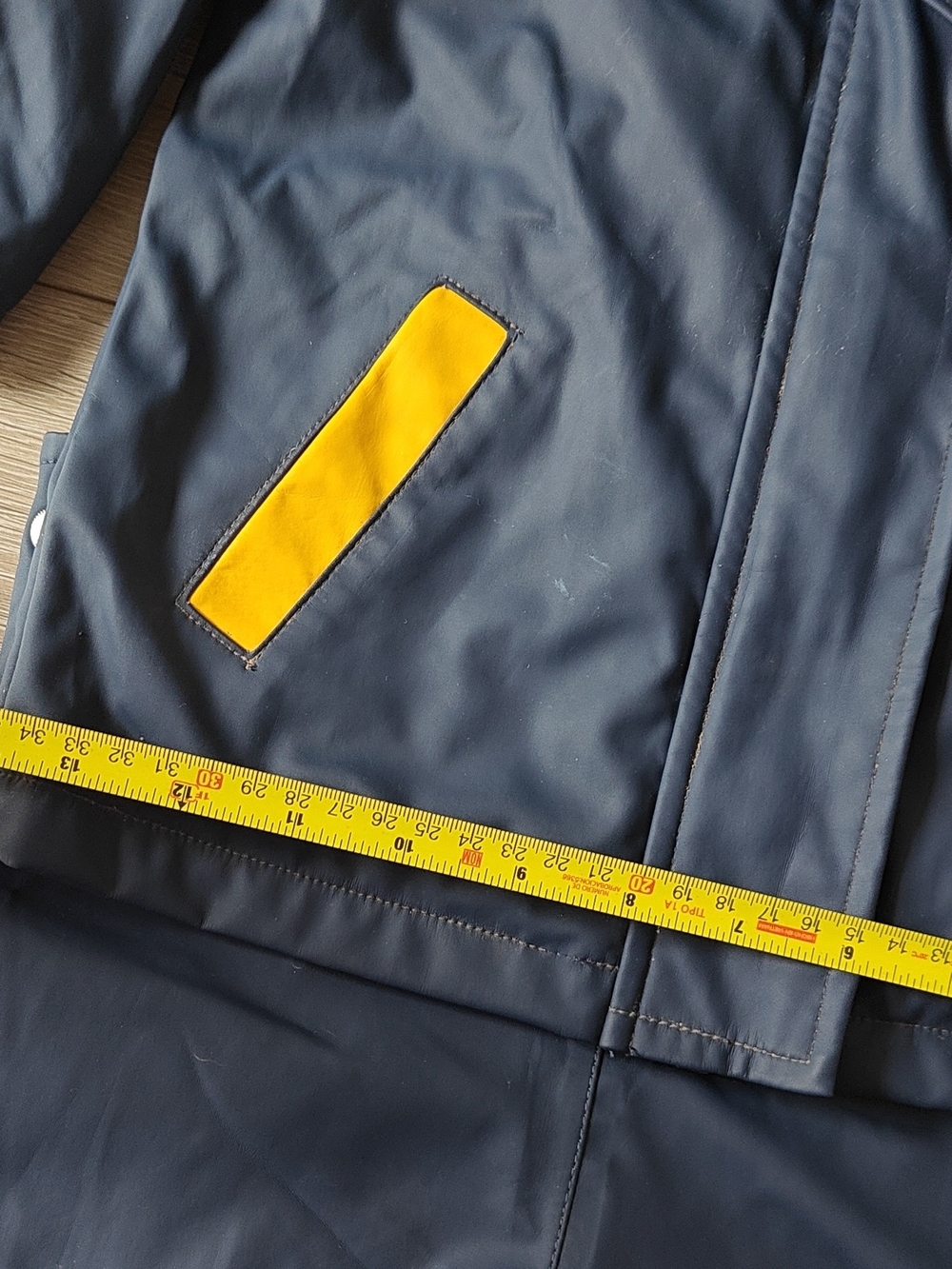 MORI Waterproof Windproof Rain Suit Jacket & Pants Set Navy/Yellow 18-24M - Picture 6 of 16